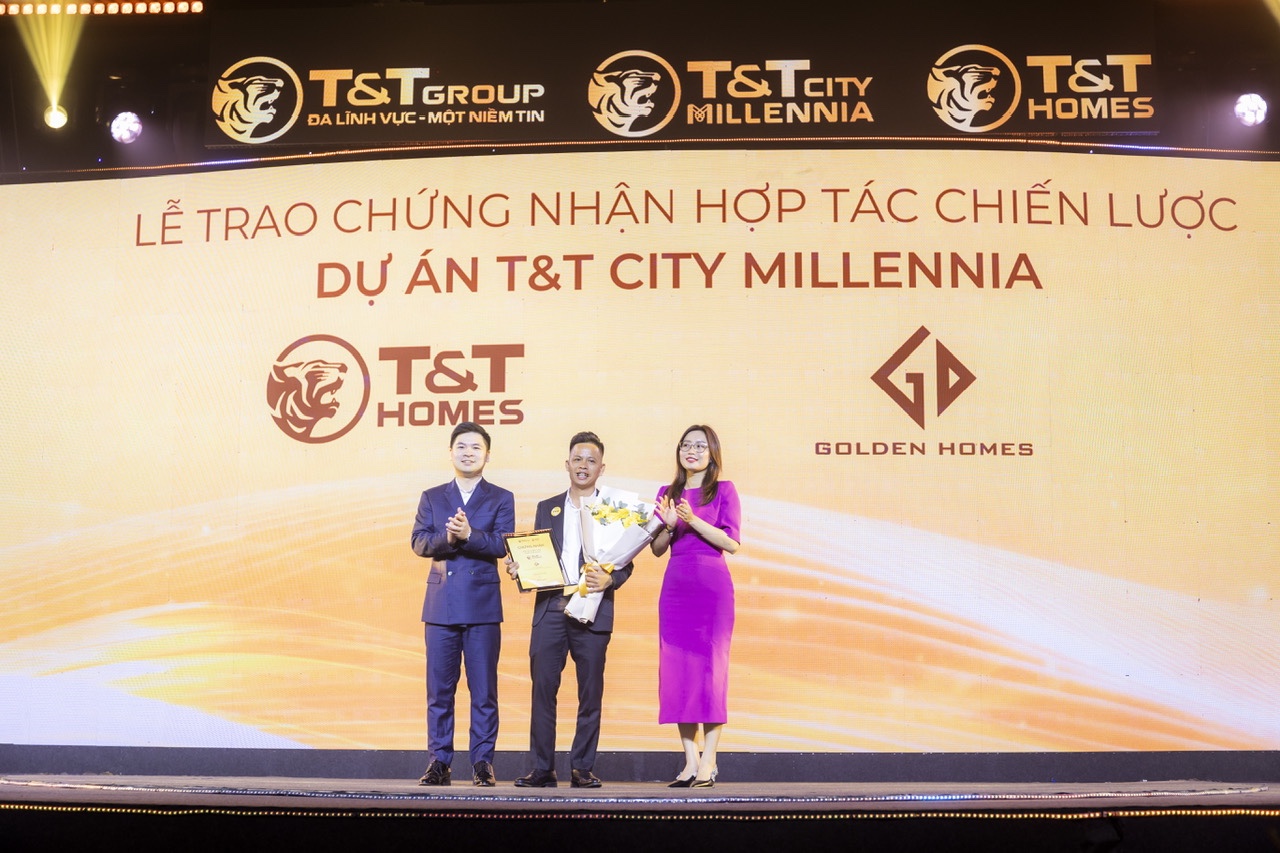GOLDEN HOMES - ĐẠI LÝ PHÂN PHỐI CHIẾN LƯỢC DỰ ÁN T&T CITY MILLENNIA