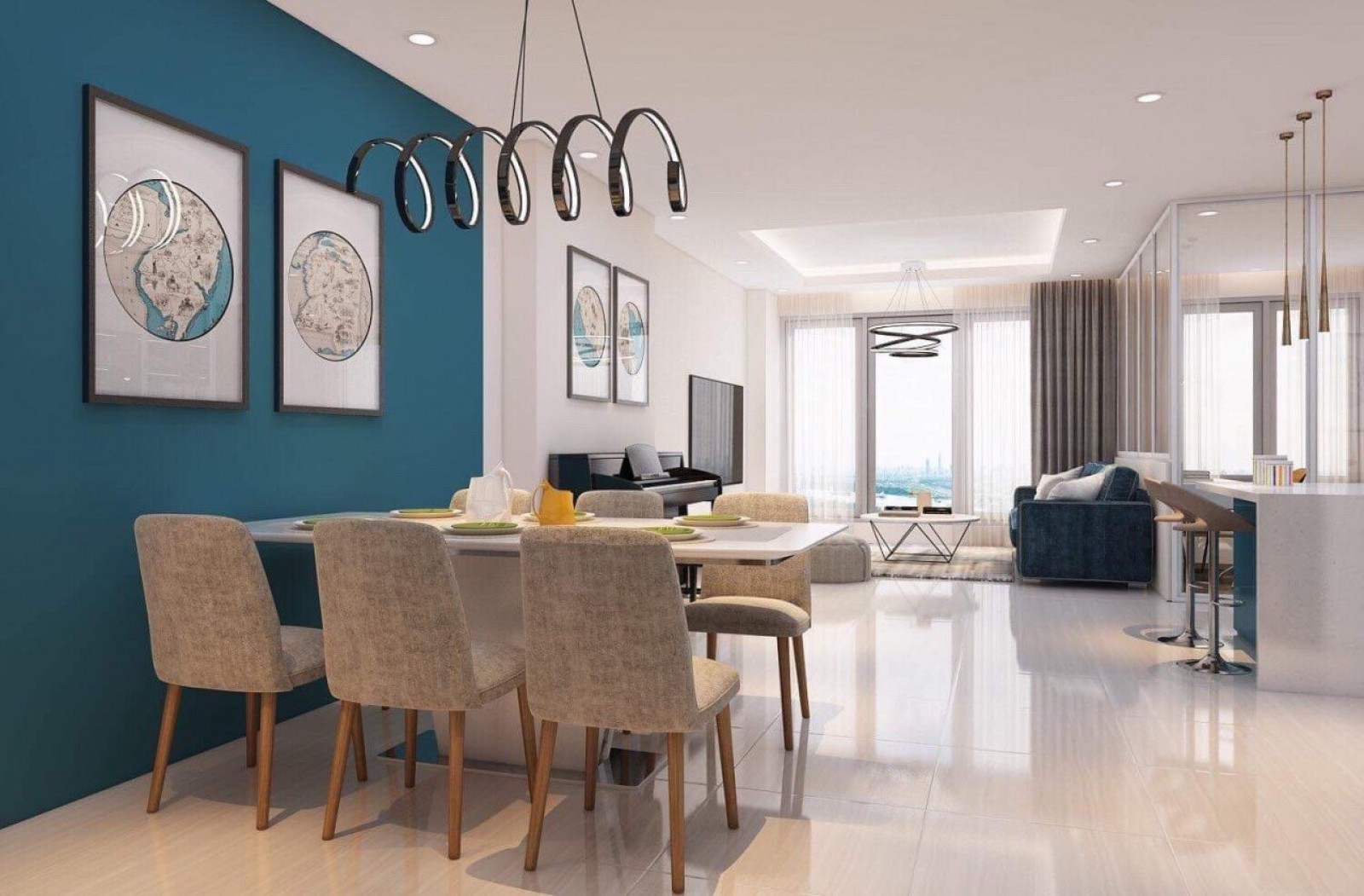 Cho thuê căn hộ Garden Plaza 1,Phú Mỹ Hưng, 3PN nhà đẹp, giá 30tr/tháng, view thoáng