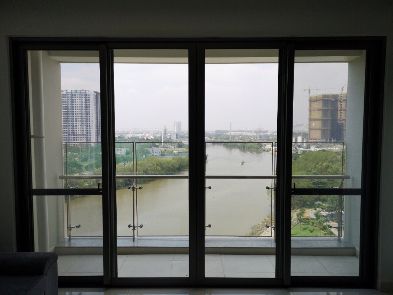 Cho thuê gấp chung cư Happy Valley, PMH 3PN 2WC căn góc nhà đẹp lầu cao, view sông - 6011