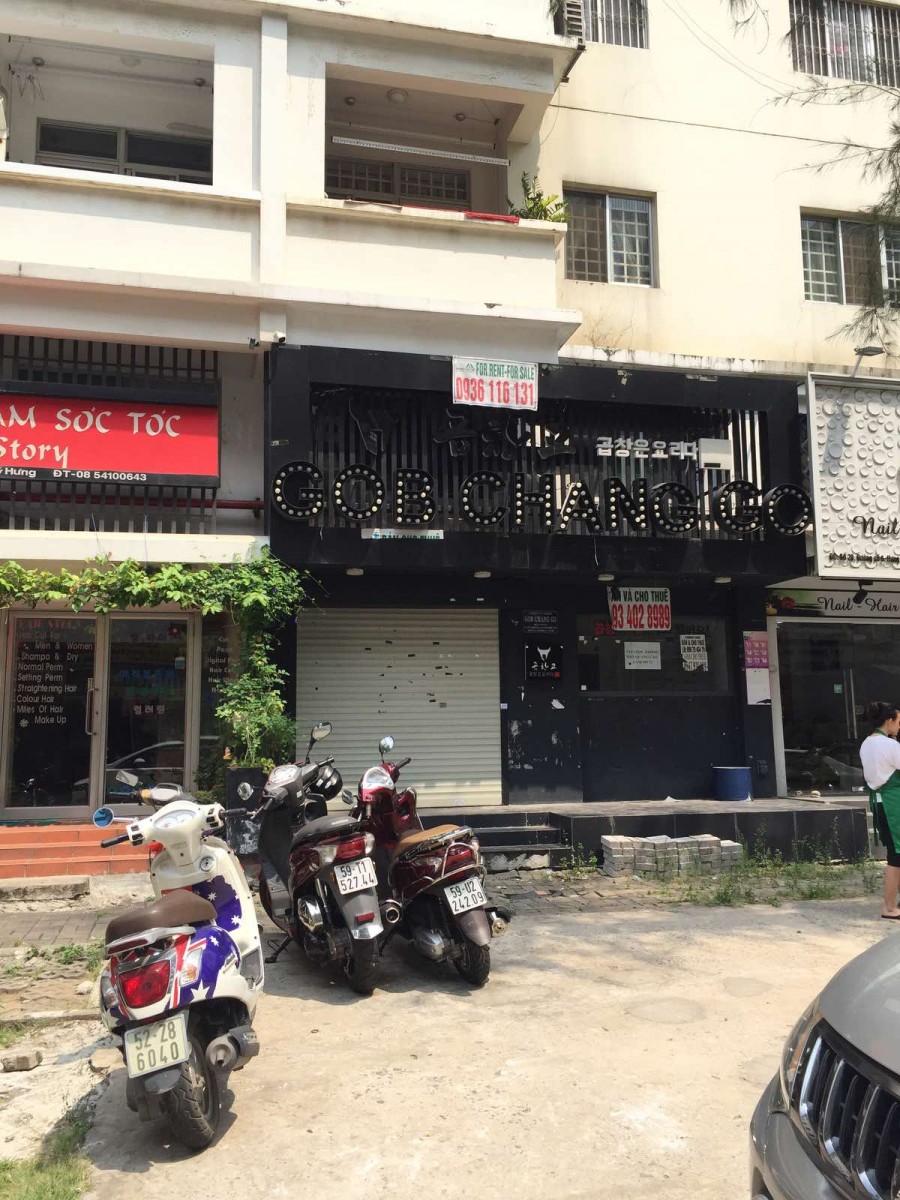 Cho thuê Shop trệt và lầu khu Hưng Vượng 2 ở Phú Mỹ Hưng, Q7.