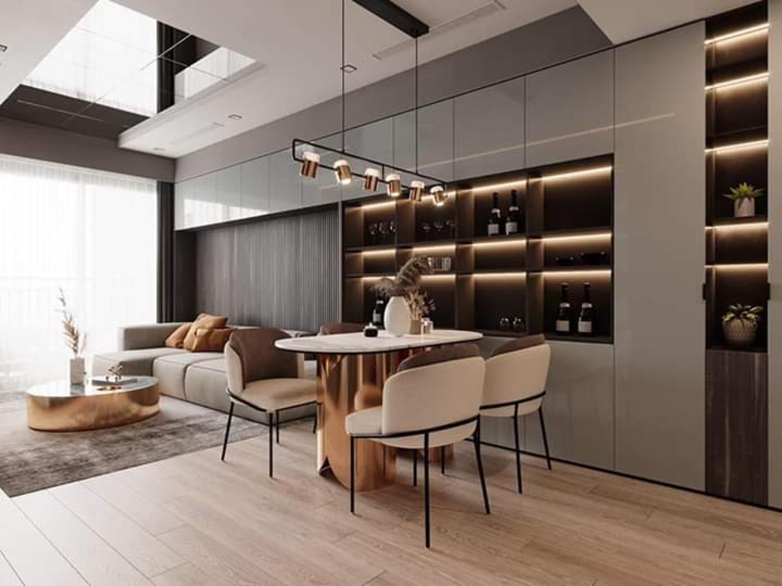 Cho thuê CH Scenic valley căn góc 2 PN, view hồ bơi, full nộit thất , lầu cao