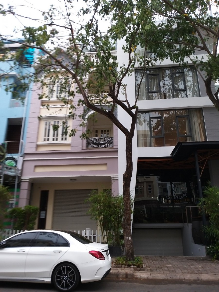 Cần cho thuê nhà phố làm nhà hàng, spa, văn phòng, Phú Mỹ Hưng, quận 7
