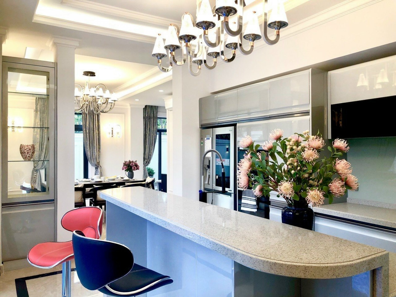 Cho thuê biệt thự nam thông hồ bơi, 5PN, full nội thất. - 10020