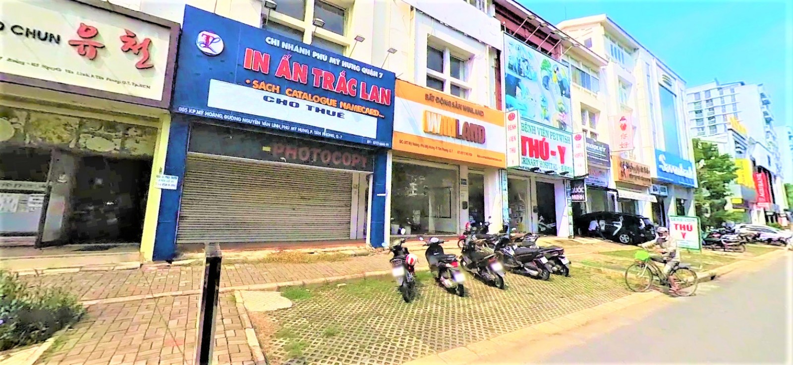 1 căn nhà phố mỹ hoàng 3 lầu trống suốt mặt tiền nguyễn văn linh, q7 - 10604