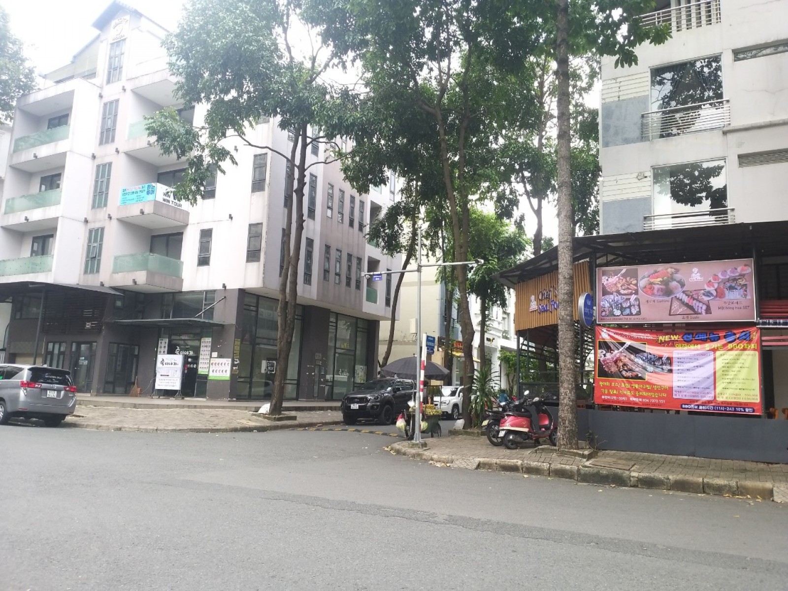 Cho thuê nhà phố góc 2 mặt tiền 11x18,5m giá 240 triệu/tháng - 10970