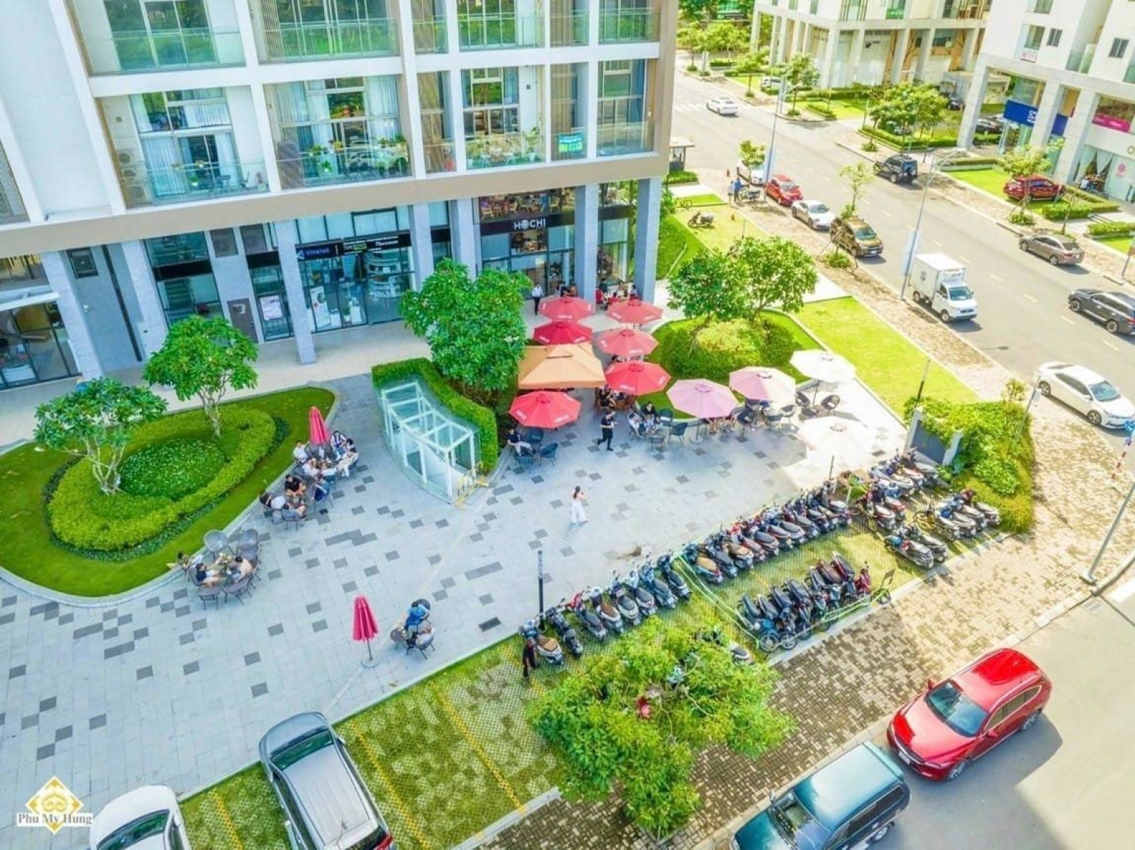 cho thuê cặp shop góc 3 mặt tiền 275m2 khu Midtown M8 vị trí cực đẹp - 11067