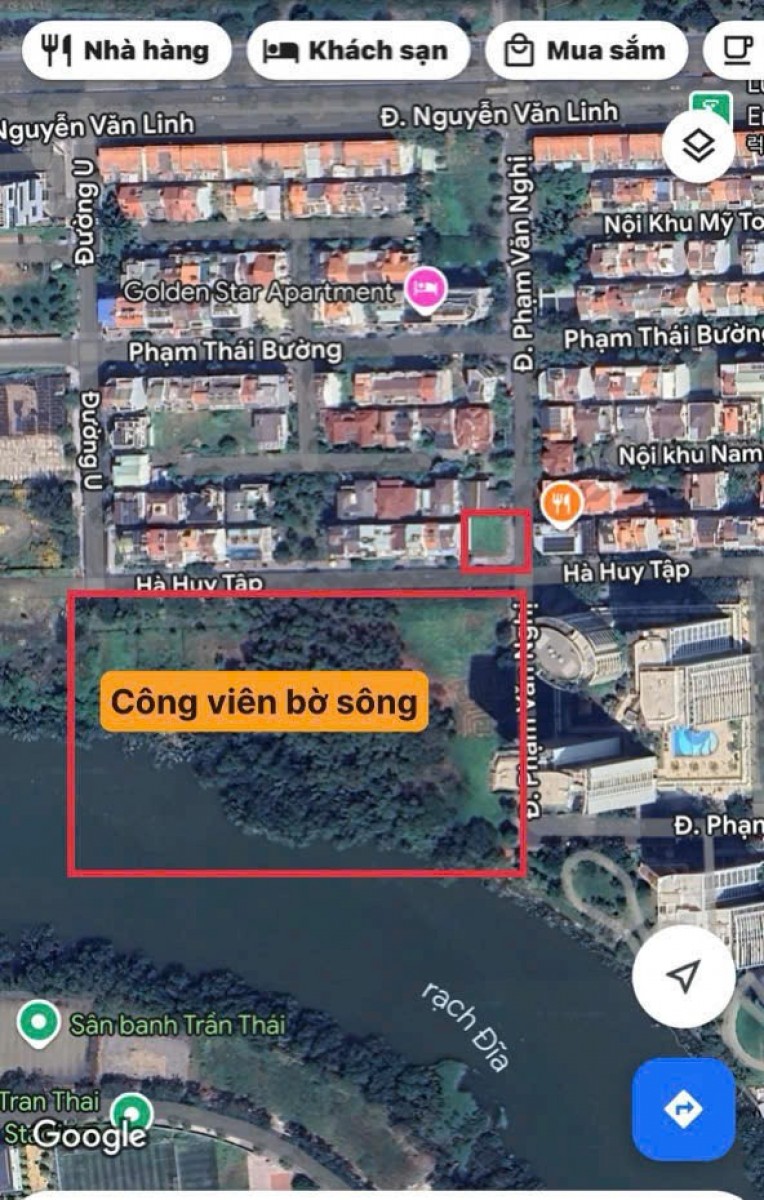 Bán cặp đất nhà phố 2 mặt tiền đường Hà Huy Tập & Phạm Văn Nghị - 12366
