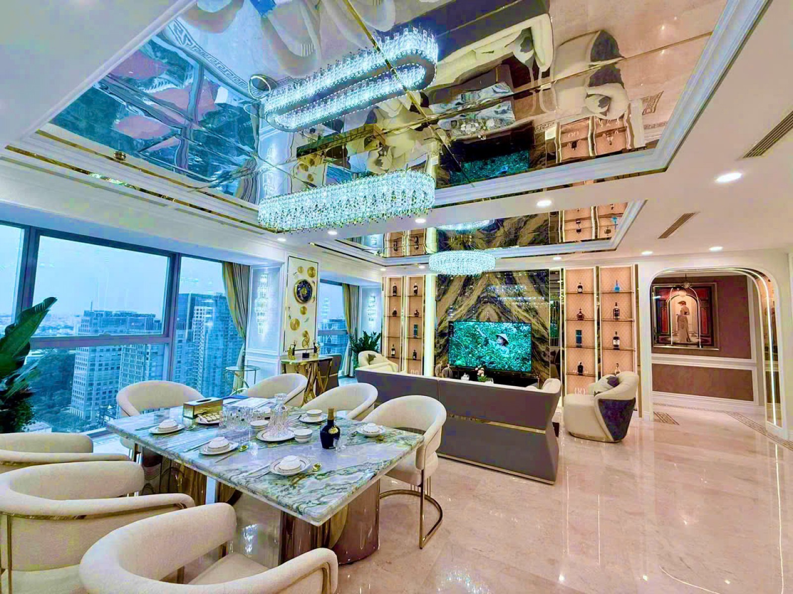 Tặng nội thất sang trọng khi mua căn hộ Vinhomes Đồng Khởi 205m, góc 2 view cực đẹp - 13606