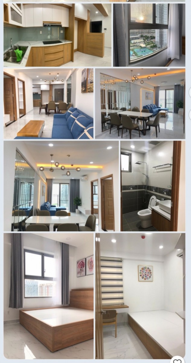 Căn hộ cao cấp green valley 3pn 2 toilet, DT: 112m2, cho thuê giá 28 triệu, full nội thất. - 1748